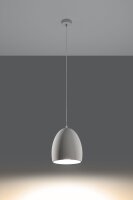 Suspension Blanc Ø 30 cm Céramique à...