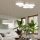 Deckenlampe Weiß rund flach Ø 25 cm blendarm E27