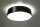 Deckenlampe rund flach Ø 55 cm blendarm 4x E27 Schwarz