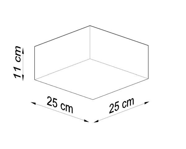 Blendarme Plafonnier Blanc Moderne 25 cm carré E27
