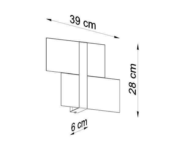 Wandleuchte Glas Metall Weiß 2x G9 blendarm dekorativ