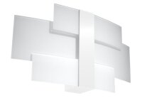 Applique Blanc Verre Métal Moderne 2x G9 MAGO