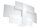 Applique Blanc Verre Métal Moderne 2x G9 MAGO