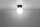 Deckenlampe Kugelschirm Ø 12 cm Weiß Schwarz G9 Glas
