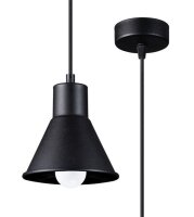 Lampe à suspendre noire en métal Ø...