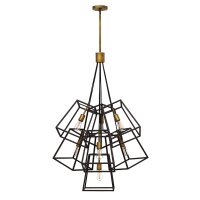 Bronze Plafonnier TORRE raccourcissable 7-flmg Lampe