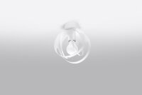 Plafonnier rond Ø 16 cm Boule Moderne Métal...