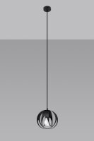 Lampe à suspendre Noir Ø 16 cm rond...