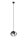 Lampe à suspendre Noir Ø 16 cm rond métal boule E27