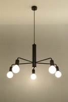 Lampe à suspendre noire Ø 60 cm...