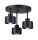 Deckenlampe Schwarz Metall 3-flammig Ø 32 cm E27