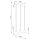 Suspension réglable noir métal 3 flammes E27