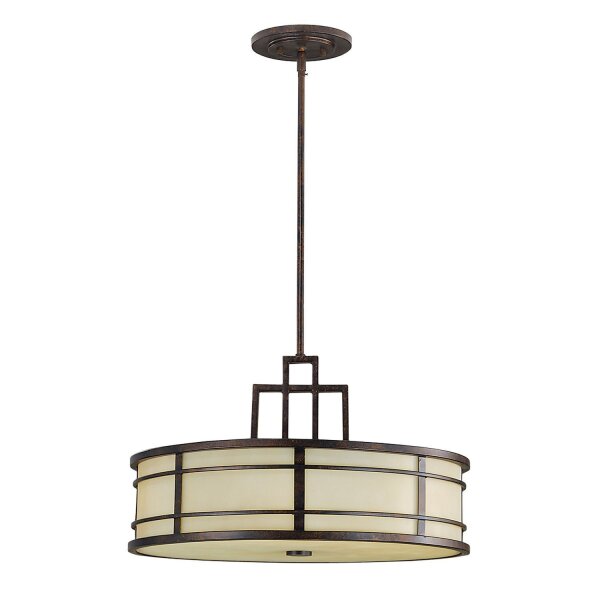 Plafonnier SHOJI Ø53cm à raccourcir Lampe vintage