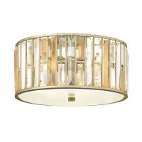 Plafonnier PRISM argent 3-flmg Lampe Art Nouveau