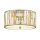 Deckenleuchte PRISM Silber 3-flmg Jugendstil Lampe