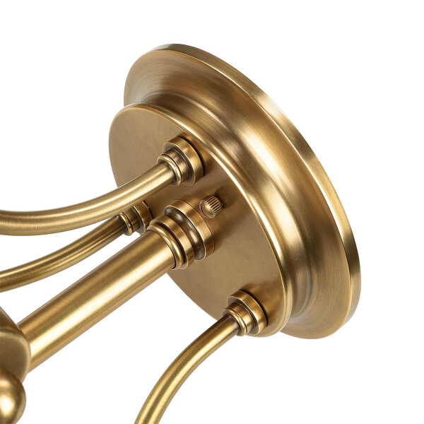 Plafonnier ASPERO Laiton Lampe Art Nouveau