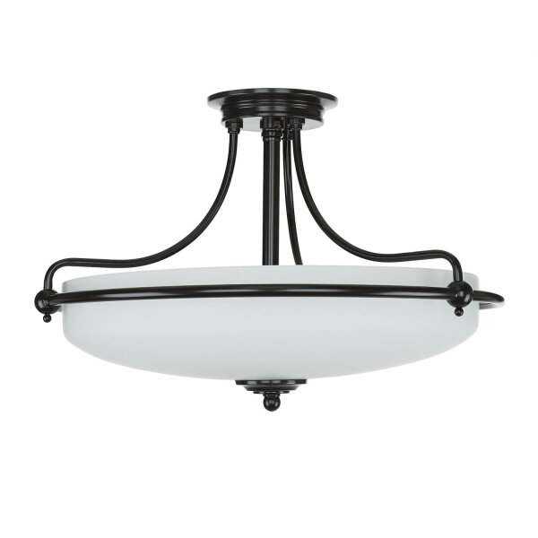 Design Deckenleuchte ASPERO Bronze 4-flmg Lampe