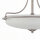 Plafonnier ASPERO en chrome crème 3-flmg Lampe