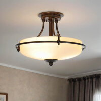 Deckenleuchte ASPERO Bronze Ø43cm Flur Lampe