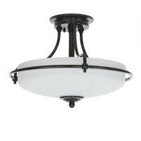 Deckenleuchte ASPERO Bronze Ø43cm Flur Lampe