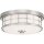 Deckenleuchte TUTOR Bad Lampe Nickel &Oslash;35cm Modern