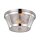 Plafonnier &eacute;l&eacute;gant FLOR en nickel &Oslash;35cm Lampe