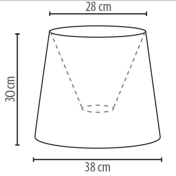 Lampenschirm Weiß Stoff für Stehlampe E27