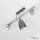 Spot de plafond 3 flammes E27 métal bois shabby