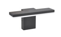 LED Wandleuchte Anthrazit blendarm 4000K 720lm
