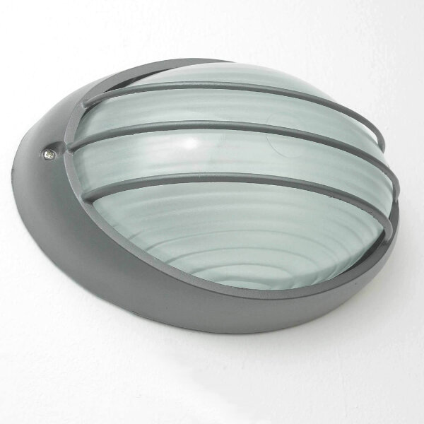 Lampe dextérieur murale maritime anthracite ovale AMSTERDAM