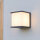 Lampe murale extérieure anthracite aluminium carré IP44