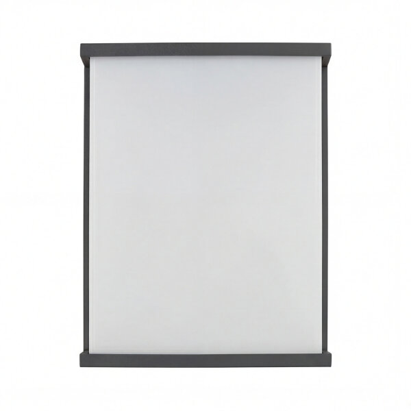 Lampe dextérieur anthracite blanc rectangulaire IP44 style Bauhaus