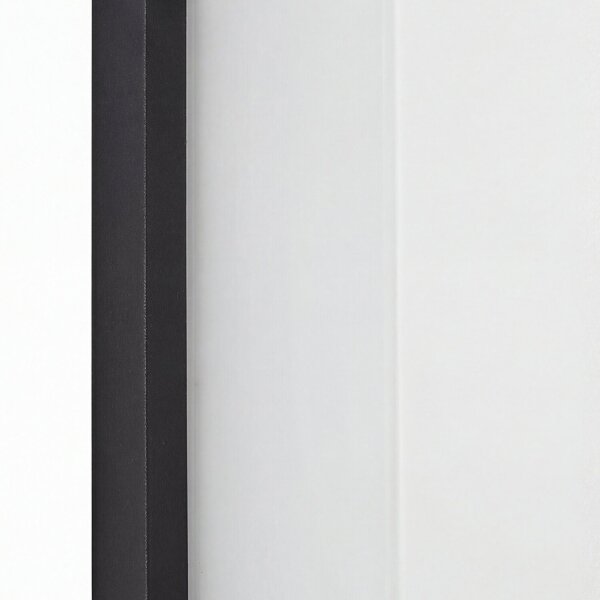Lampe dextérieur anthracite blanc rectangulaire IP44 style Bauhaus