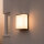 Lampe dextérieur anthracite blanc rectangulaire IP44 style Bauhaus