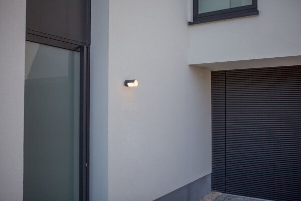 Lampe dextérieur pivotante LED anthracite faible éblouissement entrée maison