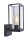Applique extérieure Anthracite IP44 Fonte daluminium Verre ELLAYINA