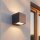 Außenwandleuchte LED Anthrazit Alu IP54 4000K B:8,8 cm