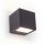 Außenwandleuchte LED Anthrazit Alu IP54 4000K B:8,8 cm