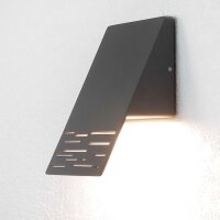 Applique murale dextérieur moderne LED anthracite