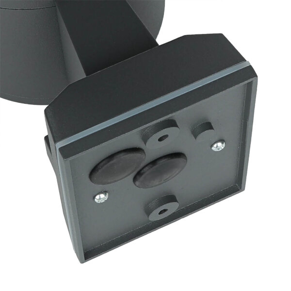 Außen Wandleuchte Anthrazit IP44 E27 Ø11cm H:21cm