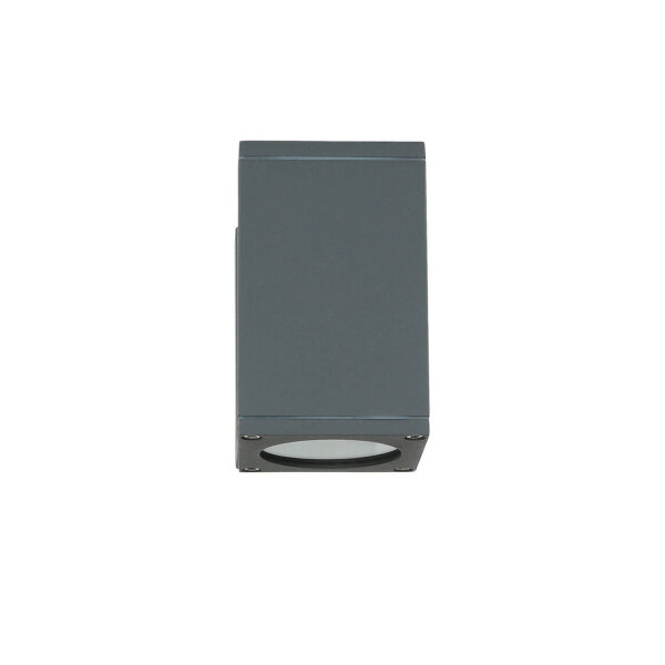 Luminaire extérieur anthracite aluminium carré IP54