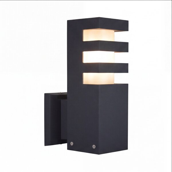 Lampe murale dextérieur anthracite IP54 résistante aux intempéries