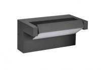 Wandlampe Anthrazit IP54 Modern 4000K 720lm