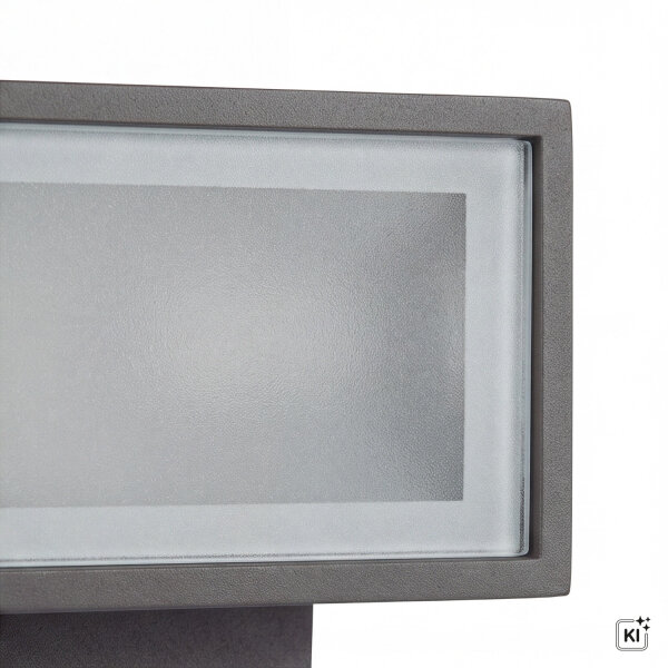 Up Down Applique murale anthracite IP54 L:22cm