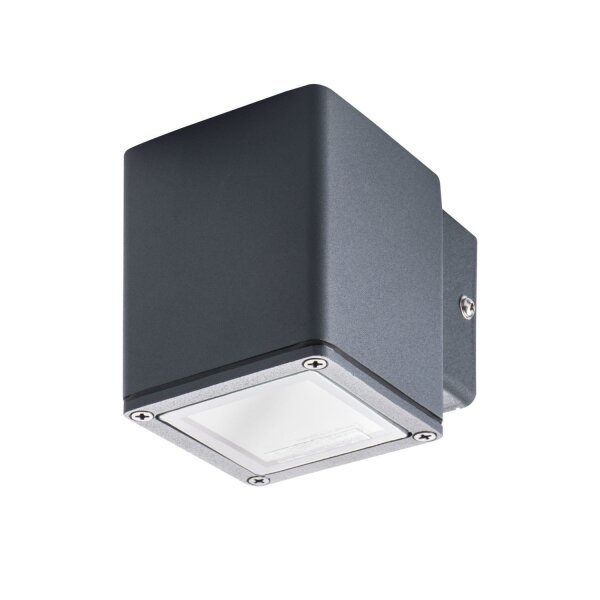 Lampe murale extérieure Anthracite IP44 Aluminium Porte dentrée