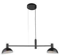 Moderne Pendelleuchte Schwarz Wei&szlig; Metall E14 bis 0,7 m