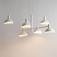 Moderne Pendelleuchte Weiß Metall E14 B:90 cm...