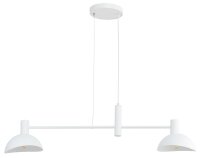 Moderne H&auml;ngelampe Metall Wei&szlig; L:90 cm E14...