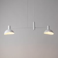 Moderne Hängelampe Metall Weiß L:90 cm E14...