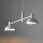 Lampe à suspendre moderne métal blanc L:90 cm E14 décoratif